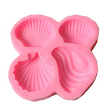 Shell Pattern Silicone DIY Mold Fondant Cake Decorative Baking Soap Making Tool - Front View