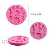 Silicone DIY Mold Fondant Cake Decorative Baking Soap Making Tool - Close-Up Angle