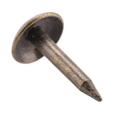 100pcs Thicken Iron Staples Nails Fasteners for Furniture Drum Wooden Door (6 * 12mm) - 45-Degree Angle