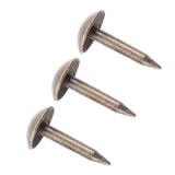 100pcs Thicken Iron Staples Nails Fasteners for Furniture Drum Wooden Door (6 * 12mm) - Low Angle