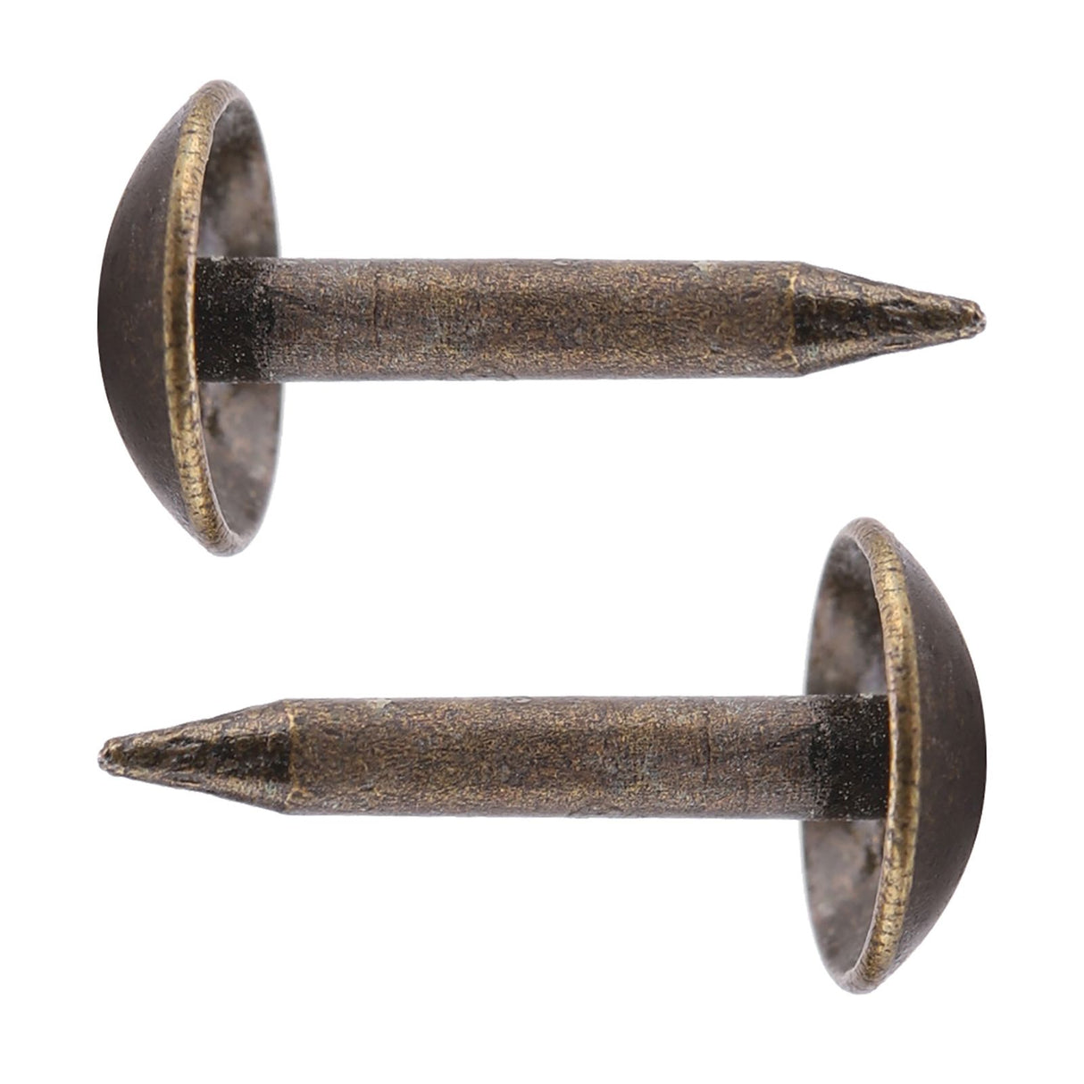 100pcs Thicken Iron Staples Nails Fasteners for Furniture Drum Wooden Door (6 * 12mm)