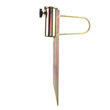 1Pc Iron Sun Beach Fishing Umbrella Holder Sand Parasol Archor Garden Outdoor Travel - Top-Down View