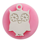 Cute Owl Shape Cake Baking Cookie Chocolate Sugar Paste Food Silicone Mold Bakeware - Top-Down View