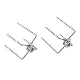 2PCS Multifunctional Stainless Steel BBQ Fork Grill Fork Roast Spit Barbecue Tool