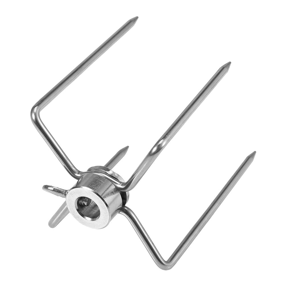 2PCS Multifunctional Stainless Steel BBQ Fork Grill Fork Roast Spit Barbecue Tool