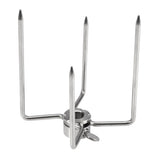2PCS Multifunctional Stainless Steel BBQ Fork Grill Fork Roast Spit Barbecue Tool