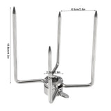 2PCS Multifunctional Stainless Steel BBQ Fork Grill Fork Roast Spit Barbecue Tool