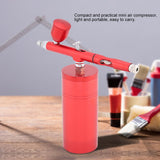0.3mm Mini Air Compressor Spray Airbrush Set 7CC Capacity