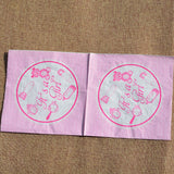 20Pcs It's A Boy Girl Adorable Baby Shower Birthday Party Celebration Paper (Pink)