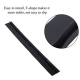 1pc Silicone Gap Strip Oil Resistant Stove Kitchen Counter Cap Filler Sealing Cover Black