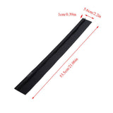1pc Silicone Gap Strip Oil Resistant Stove Kitchen Counter Cap Filler Sealing Cover Black