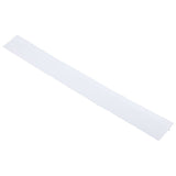 1pc Silicone Gap Strip Oil Resistant Stove Kitchen Counter Cap Filler Sealing Cover White - Side View