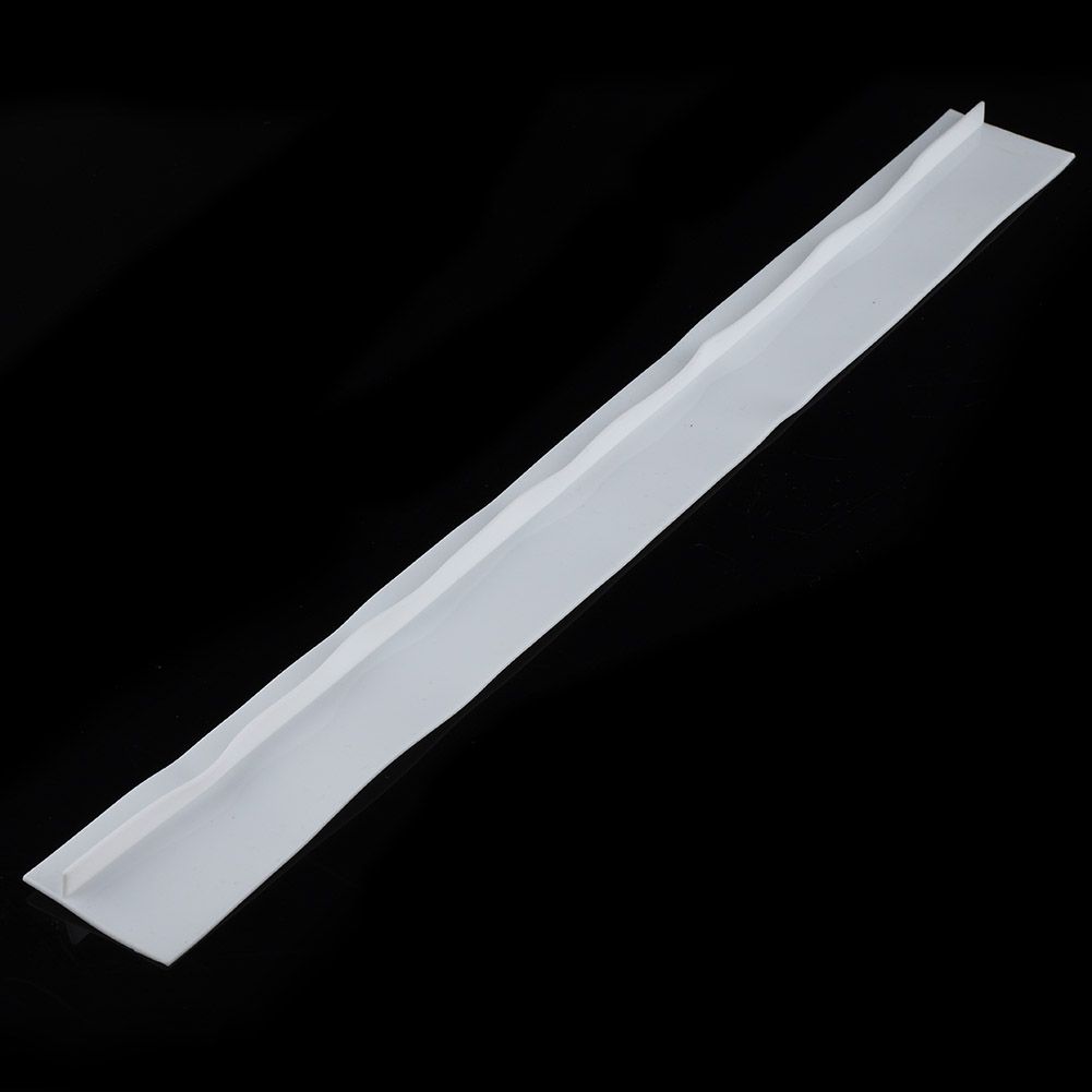 1pc Silicone Gap Strip Oil Resistant Stove Kitchen Counter Cap Filler Sealing Cover White