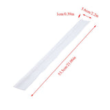 1pc Silicone Gap Strip Oil Resistant Stove Kitchen Counter Cap Filler Sealing Cover White - Extra Image