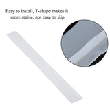 1pc Silicone Gap Strip Oil Resistant Stove Kitchen Counter Cap Filler Sealing Cover Translucent