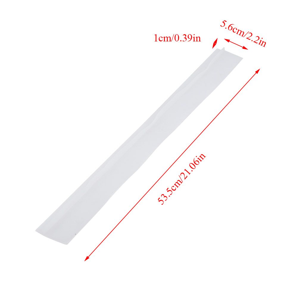1pc Silicone Gap Strip Oil Resistant Stove Kitchen Counter Cap Filler Sealing Cover Translucent
