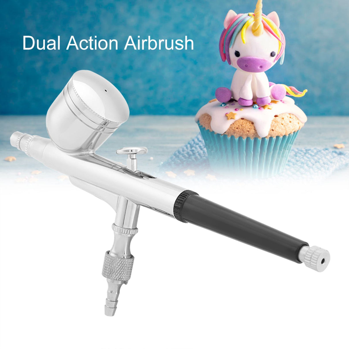 Spirit Air G-130 Gravity Feed Dual Action Airbrush Paint Spray Gun Kit (0.2mm)