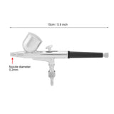 Spirit Air G-130 Gravity Feed Dual Action Airbrush Paint Spray Gun Kit (0.2mm)