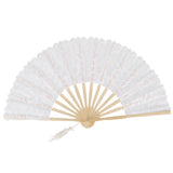 Lace Umbrella Fan Parasol for Lady Women Party Decor Dancing Photography Prop