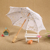 Lace Umbrella Fan Parasol for Lady Women Party Decor Dancing Photography Prop - Extra Image