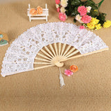 Lace Umbrella Fan Parasol for Lady Women Party Decor Dancing Photography Prop - Extra Image