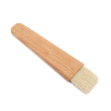 Wooden Barbecuing Brush Baking Brush Oil Sauce Butter Kitchen Tool(Flat Handle)