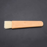 Wooden Barbecuing Brush Baking Brush Oil Sauce Butter Kitchen Tool(Flat Handle)
