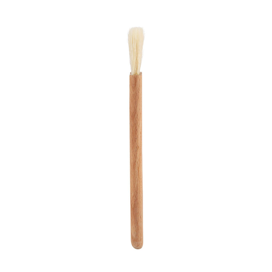 Wooden Barbecuing Brush Baking Brush Oil Sauce Butter Kitchen Tool(Flat Handle)