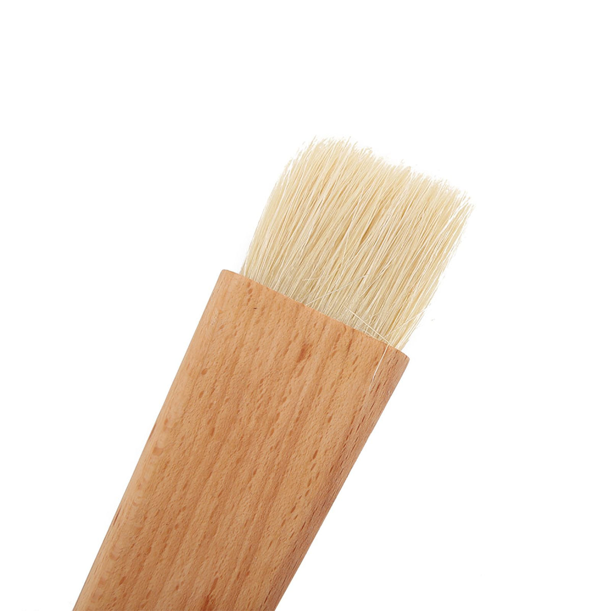 Wooden Barbecuing Brush Baking Brush Oil Sauce Butter Kitchen Tool(Flat Handle)
