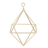 Geometric Air Pants Holder Fashionable Flowers Bromeliads Hanging Rack Home Decor Gold