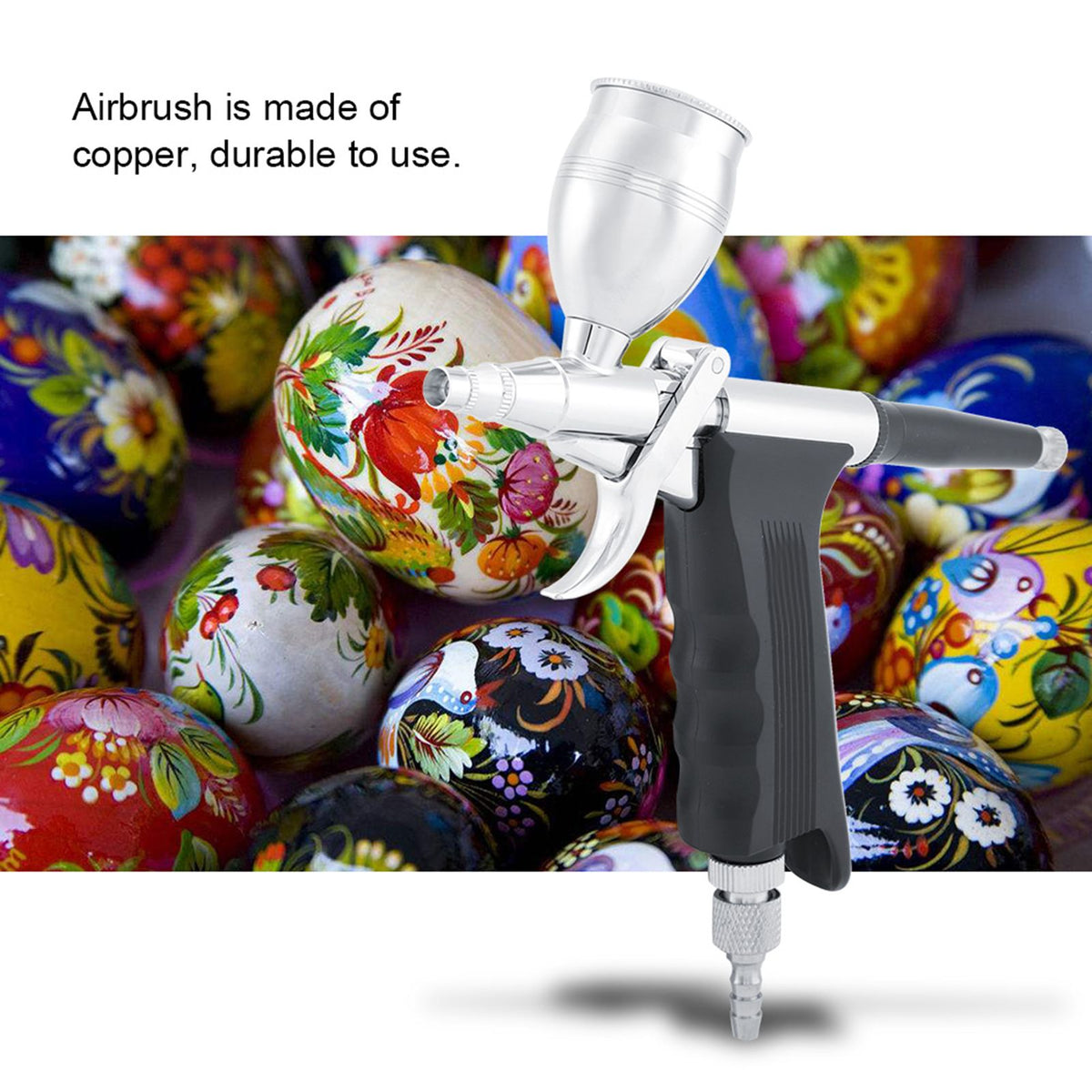 Spirit Air G-166A Gravity Feed Dual Action Airbrush Paint Spray Gun Kit (0.5mm)
