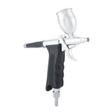 Dual Action Airbrush Compressor Kit Craft Cake Paint Art Spray Gun Set Tools - Side View