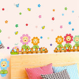 Cute Pattern Wall Decor Children's Room Kindergarten Decorative Sticker - Front View
