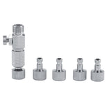 Disconnect Adapter Airbrush Air Horse Quick Connecter Set 1/8'' Fittings Part with 4 Fittings - Side View
