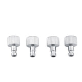 Disconnect Adapter Airbrush Air Horse Quick Connecter Set 1/8'' Fittings Part with 4 Fittings
