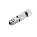 Disconnect Release Coupling Adapter Airbrush Air Hose Quick Connecter Set 1/8'' Fittings Part - Front View