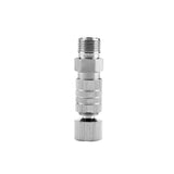 Disconnect Release Coupling Adapter Airbrush Air Hose Quick Connecter Set 1/8'' Fittings Part - Top-Down View
