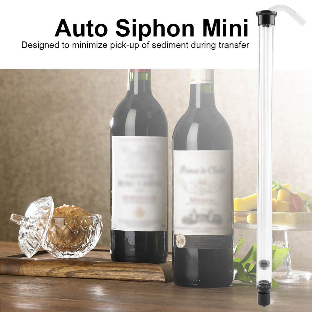 Auto Siphon Racking Cane for Beer Wine Bucket Carboy Bottle with Tubing Plastic