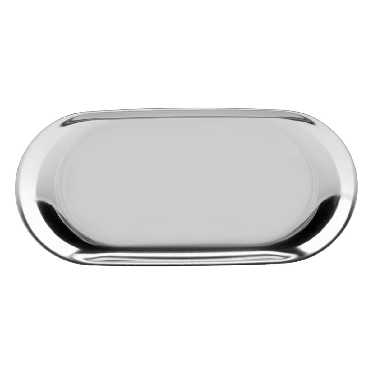 Nordic Style Stainless Storage Tray Cosmetics Jewelry Cake Plate for Office Desks(Silver S)