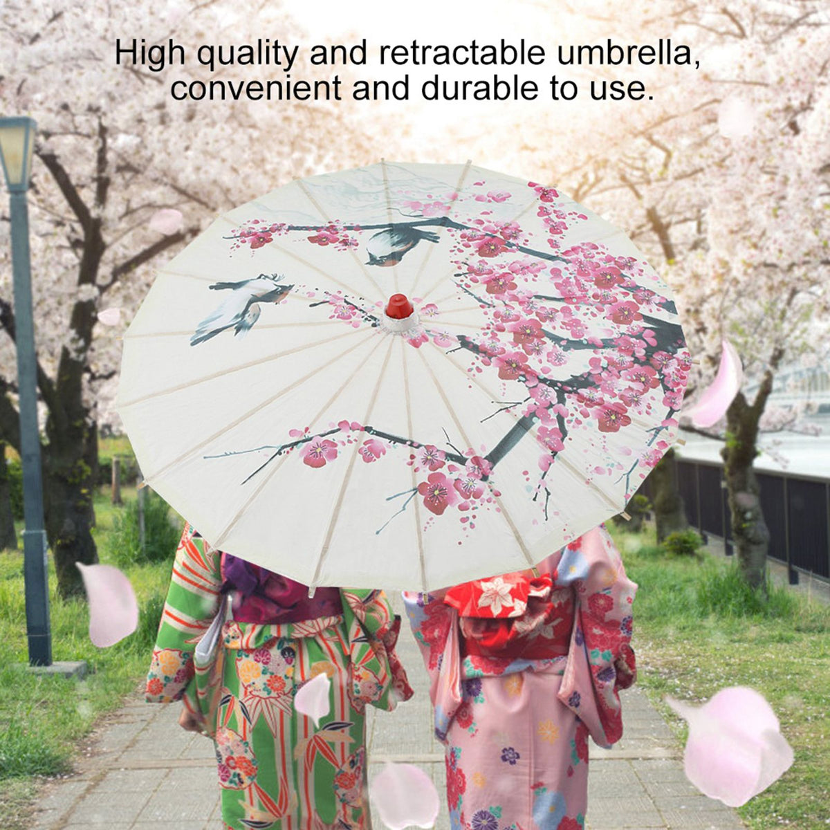 Small Size Handmade Oiled Paper Umbrella Chinese Art Classical Dance Umbrella Plum Blossom
