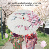Small Size Handmade Oiled Paper Umbrella Chinese Art Classical Dance Umbrella Plum Blossom