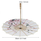 Small Size Handmade Oiled Paper Umbrella Chinese Art Classical Dance Umbrella Plum Blossom - Extra Image