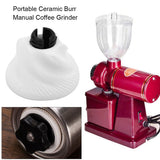 Portable Ceramic Burr Manual Coffee Grinder Core for Home Office Hand Crank Bean Mill Accessories - Close-Up Angle