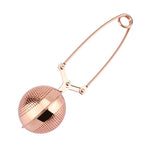 Portable Stainless Steel Tea Infuser Strainer Reusable Ball Shape Teapot Filter