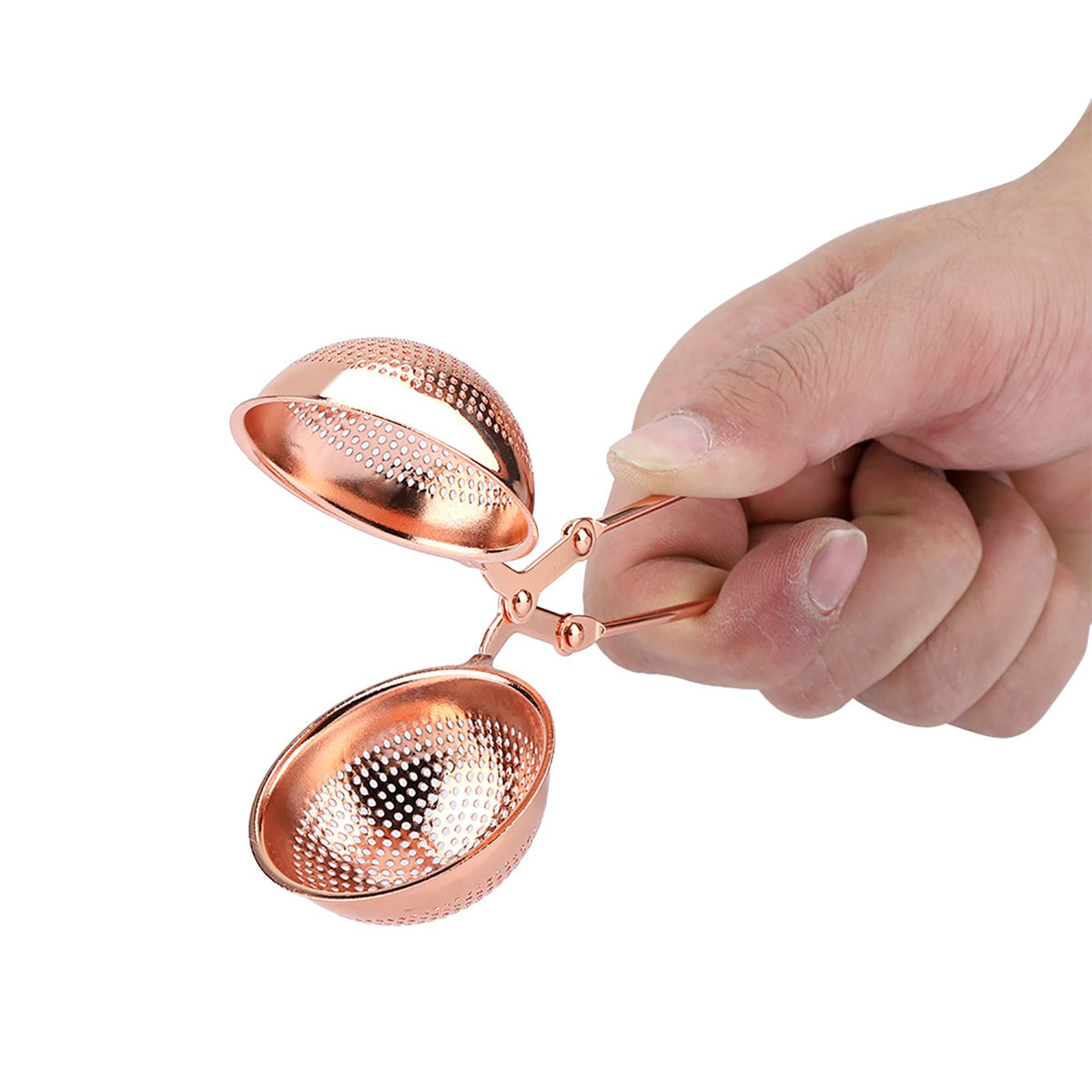 Portable Stainless Steel Tea Infuser Strainer Reusable Ball Shape Teapot Filter