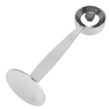 Dual purpose Stainless Steel Tamping Measuring Coffee Bean Powder Spoon Scoop - Extra Image