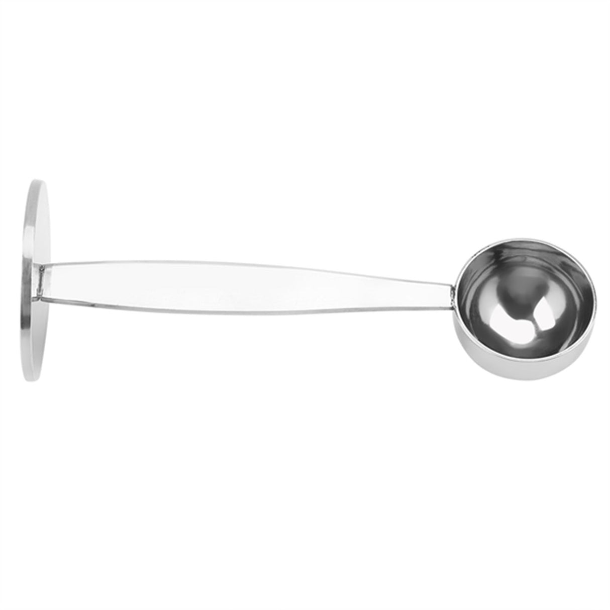 Dual purpose Stainless Steel Tamping Measuring Coffee Bean Powder Spoon Scoop