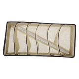 Portable Foldable Durable Divider Storage Box Case Container for Bra Underwear Sock(6 Grids)