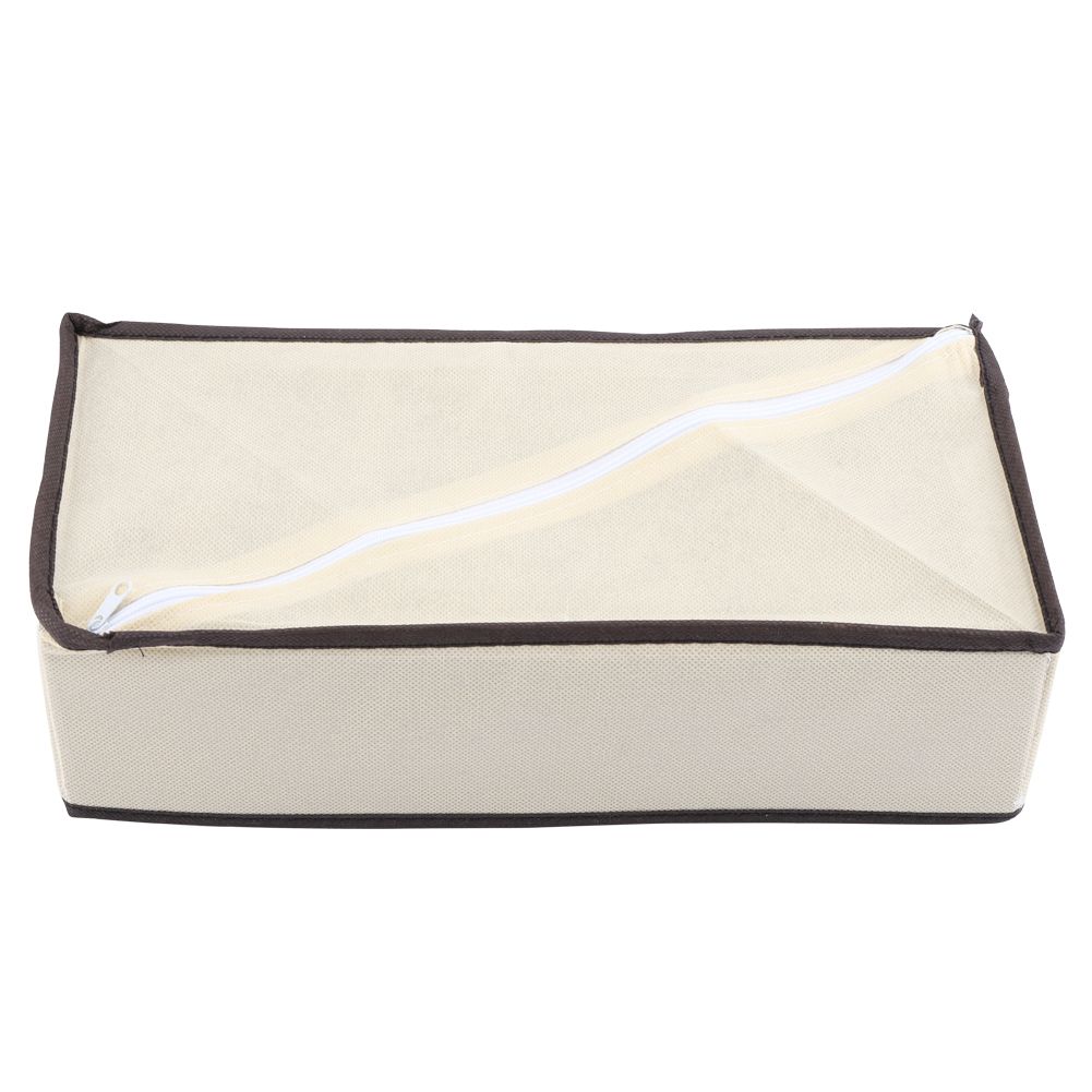 Portable Foldable Durable Divider Storage Box Case Container for Bra Underwear Sock(6 Grids)