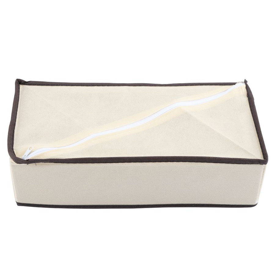 Portable Foldable Durable Divider Storage Box Case Container for Bra Underwear Sock(6 Grids)